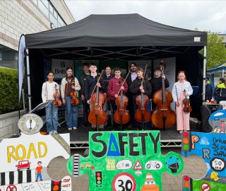 Well done to our Junior Strings on their performance at the Letterkenny Motor Show over the weekend! 🎶🎻 
From scales to stadium anthems the Junior Strings can do it all! Thank you to everyone who came along and to the team @letterkennymotorshow for inviting us