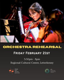 Preparations are well underway! 
Another Donegal Youth Orchestra rehearsal this Friday, February 21st, in preparation for the tri-orchestra collaboration 
@donegaletb 
📸 ~  @johnsoffephoto
